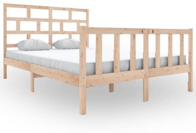 3101358 vidaXL Cadru de pat, 160x200 cm, lemn masiv de pin