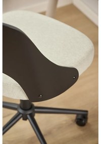 Scaun de birou negru-bej Lucy – Actona