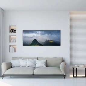 Tablou cu munți (120x50 cm), în 40 de alte dimensiuni noi