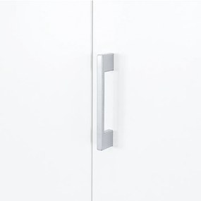 Dulap Miami 120x205 cm alb-stejar sonoma