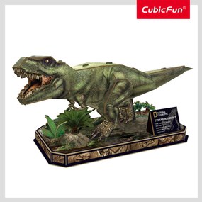 CUBIC FUN - PUZZLE 3D TYRANNOSAURUS REX 52 PIESE - CUBIC FUN (CUDS1051h)