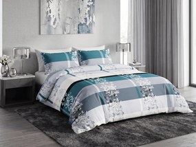 Lenjerie de pat din polibumbac LUXURY turcoaz Dimensiune lenjerie de pat: 70 x 90 cm | 140 x 200 cm