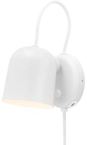 Aplica de perete, cu mufa usb, design modern Angle alb 2120601001 NL