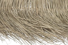Lustră suspendată din fibre naturale cu franjuri, 75x45x95 cm, „Sorrento"