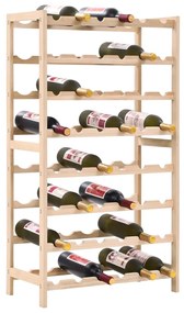 vidaXL Suport sticle de vin, lemn de cedru, 57,5 x 28 x 102 cm