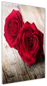 Fotografie imprimată pe sticlă Trandafiri rosii