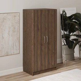 Dulap Remi, 2 Usi, Stejar Bronz, 80 x 51 x 170 cm
