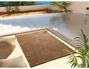 Covor de exterior maro 80x150 cm Guinea Natural – Universal