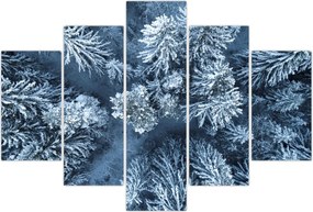 Tablou - Pădure înzăpezită (150x105 cm)