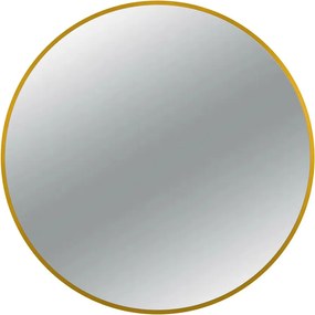 Oglinda rotunda Balneo Corina 60 cm cu rama aurie