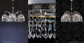 Lustra eleganta cu 3 brate Cristal Bohemia Exclusive ENARETE III.