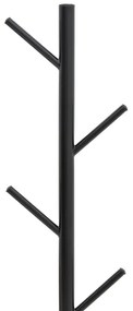 Cuier tip pom Fori Pako World Negru 30x30x173 cm