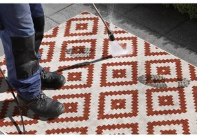 Covor adecvat pentru exterior NORTHRUGS Malta, 120 x 170 cm, maro - crem