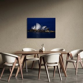 Tablou pe sticlă Sydney nocturn (70x50 cm)