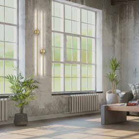 Aplica de perete LED LANA, 12W, 230V, 4000K, auriu mat