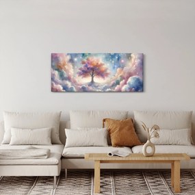 Tablou – Arborele vieții printre nori (120x50 cm)