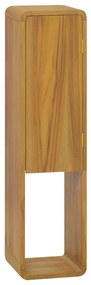 338244 vidaXL Dulap pentru baie de perete, 25x25x100 cm, lemn masiv de tec