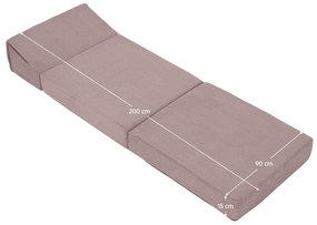 Scaun pliant/saltea MALEN, rozu