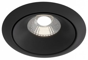 Spot LED incastrabil dimabil design tehnic Yin negru