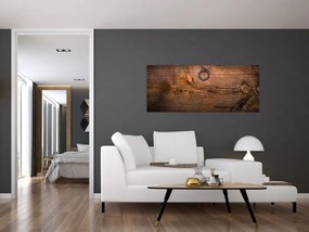 Tablou textura lemnului (120x50 cm)
