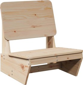 vidaXL Scaun de grădină, 60x64x70,5 cm, lemn masiv de pin