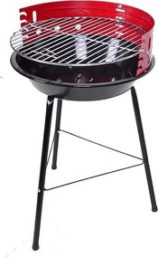 Grătar de grădină, pe cărbuni – demontabil, metalic, ușor de folosit, Ø 36 cm