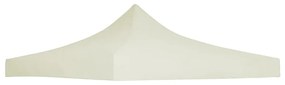 vidaXL Acoperiș cort de petrecere, crem, 3 x 3 m