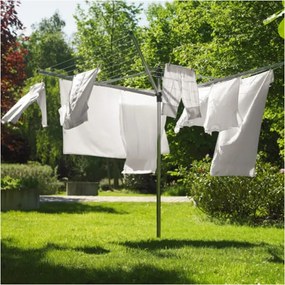Brabantia Lift-O-Matic spațiu exterior 90300269, 60 m, Înălțime reglabilă, Țeapă metalică, Rezistent la coroziune, Inox