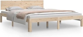 vidaXL Cadru de pat, 160x200 cm, lemn masiv de pin