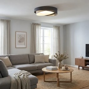BRILAGI- LED corp de iluminat dimabil VELVET TWIST LED/36W/230V CCT Ø 65 cm WT gri/crem. + telecomandă