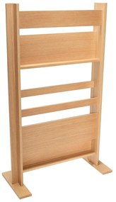 Paravan în culoare naturală cu aspect de lemn de stejar Forma – Hübsch