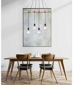 Lustră pe cablu Globo 15439-4 AUSTON 4xE27/60W/230V