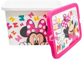 Disney Minnie Edgy Bows cutie de depozitare din plastic 7 L