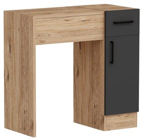 Măsuță de toaletă Nukela 2 (pin atlantic + antracit) . 1094103
