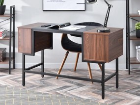 Masă PC Laft (nuc închis + negru). 1109773
