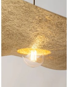 Lustră pe cablu KAPELLO 1xE27/60W/230V d. 76 cm neagră/aurie