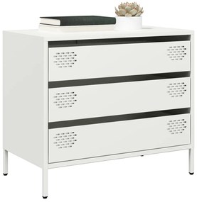 vidaXL Dulap, alb, 68x39x58,5 cm, oțel laminat la rece