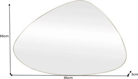 Oglinda de perete decorativa NOEMI 85cm auriu