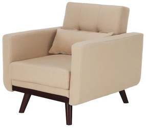 Fotoliu extensibil Culoare Bej / Nuc , ARKADIA