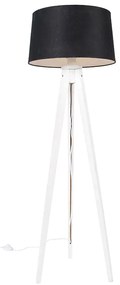 Trepied modern alb cu nuanta de in negru 45 cm - Tripod Classic