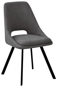 Scaun Bucatarie/Dining Nigmos Tapiterie Boucle Gri Antracit