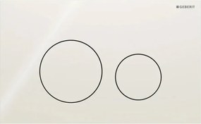 Clapeta de actionare Geberit Sigma40 Slim gri nisip finisaj lucios