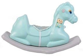 Calut balansoar pentru copii NOVOKIDS ™ Napoleon Horsee , Cu jucarie muzicala detasabila, Platforma de balansare, Dimensiuni 80x50x40 cm, max 50 kg,