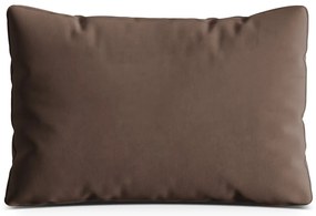 Pernă pentru canapea maro cu tapițerie din catifea Kemi – Cosmopolitan Design