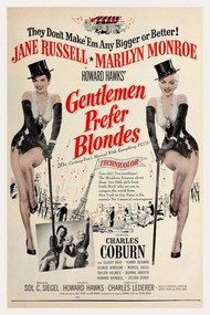 Reproducere Gentlemen Prefer Blondes / Marilyn Monroe (Retro Movie), (26.7 x 40 cm)