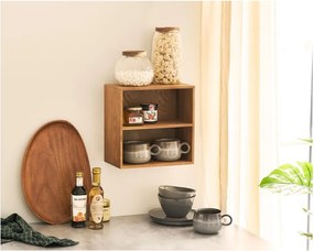 Raft în culoare naturală etajat din lemn de stejar 18 cm Townsville – House Nordic