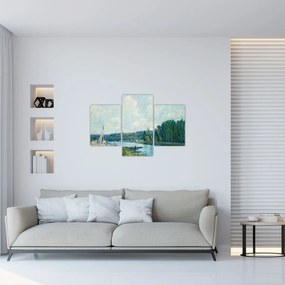 Tablou - Alfred Sisley, The Banks of the Oise, reproducere (90x60 cm)