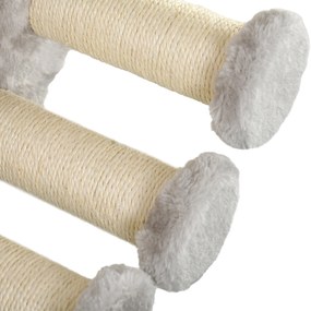Set Mobilier Perete pentru Pisici, Platforme, Hamac, Scară și Stâlpi de Scrăcătat, Până la 5 kg, Confortabil și Sigur | Aosom Romania