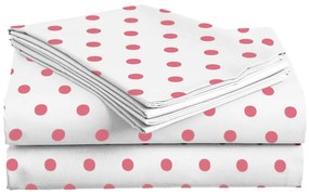Cearsaf din bumbac Culoare roz, PUNTOS 200x220 cm