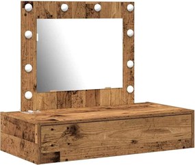 vidaXL Masă de Machiaj cu sertar Maro 83 x 40 x 70 cm Lemn compozit